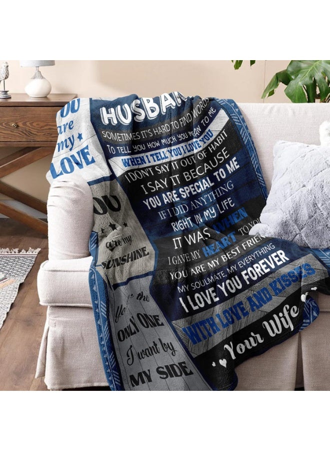 الهدايا للزوج, الهدايا الزوج بطانية, الهدايا الزوج من الزوجة, هدية عيد ميلاد الزوج, هدية الزوج فريدة من نوعها, هدية الزوج رمي بطانية 60 "x 50" - Image 5